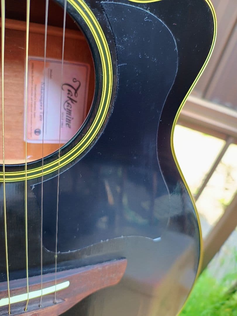 D*n様 超美品 Takamine 100シリーズ(？)BK 型番不明 PU付き
