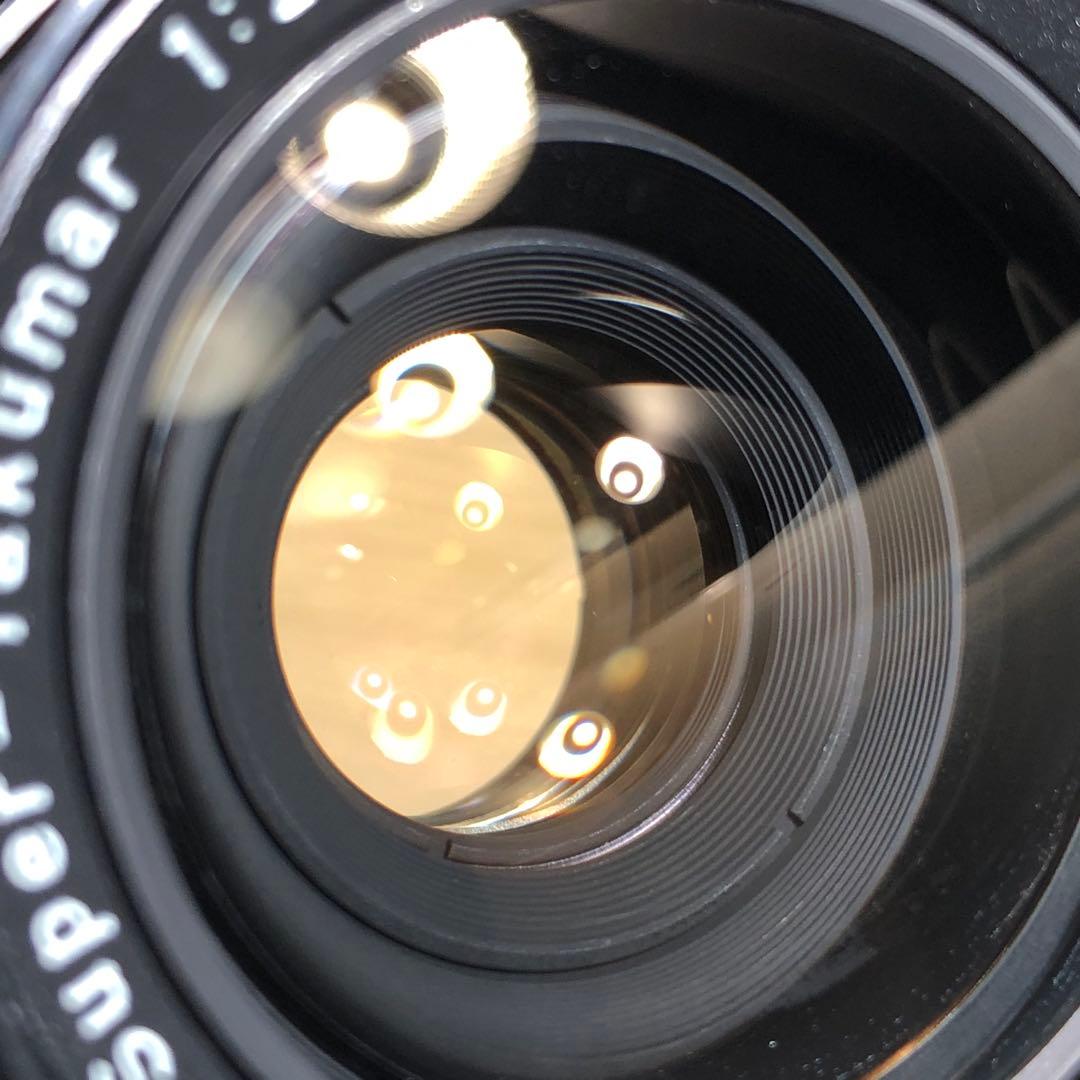 純正キャップ付 SUPER TAKUMAR 35mm f2 m42マウント