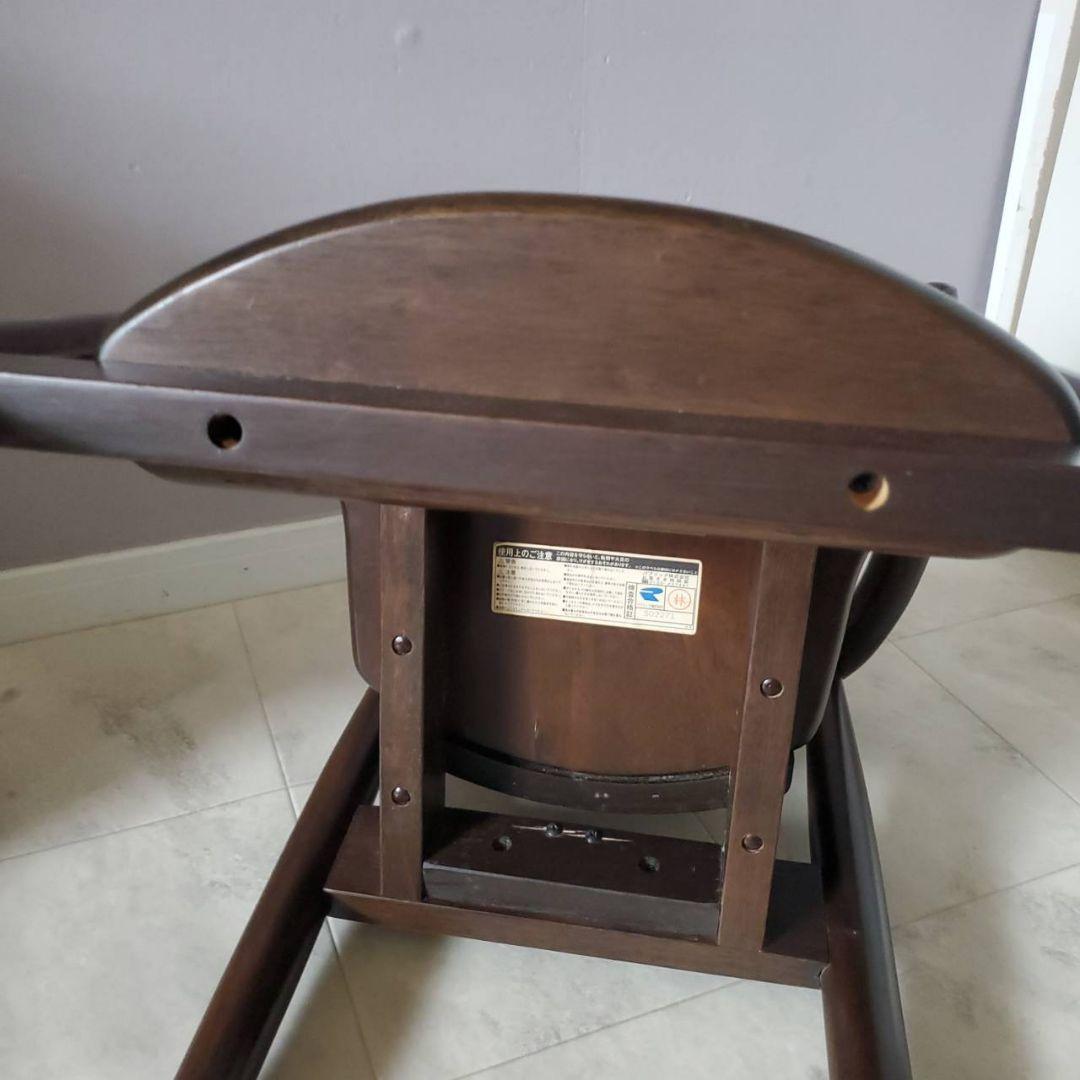 CRES 木製 ハイチェア ベビー キッズ 北欧 クレス 家具 ダークブラウン