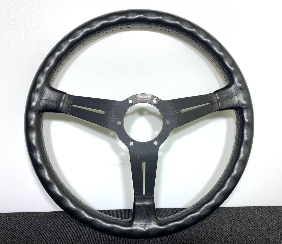 ナルディ クラシック 36パイ ブラックレザー 美品 ホーンボタン付き