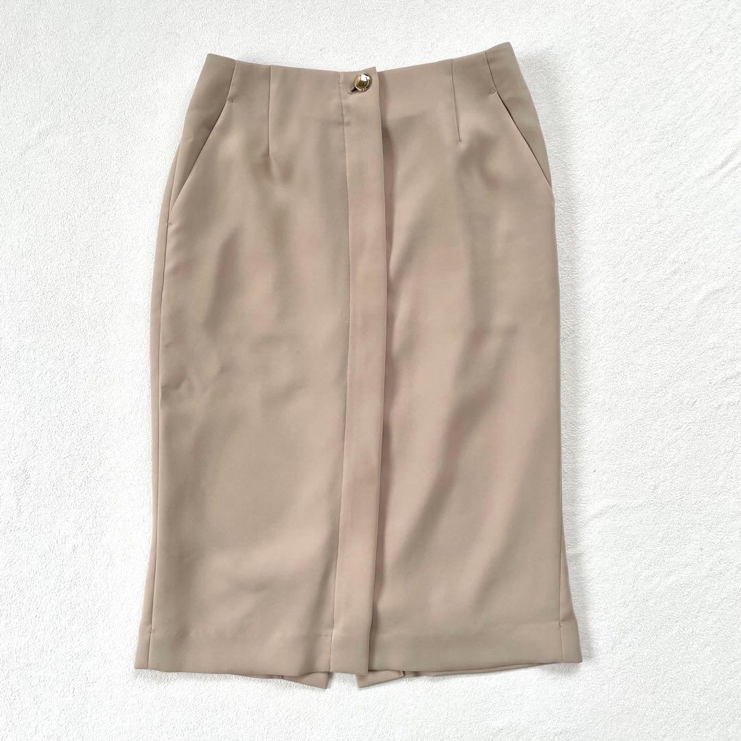 極美品✨グリーンレーベルリラクシング ノーカラー スカート 洗える セットアップ