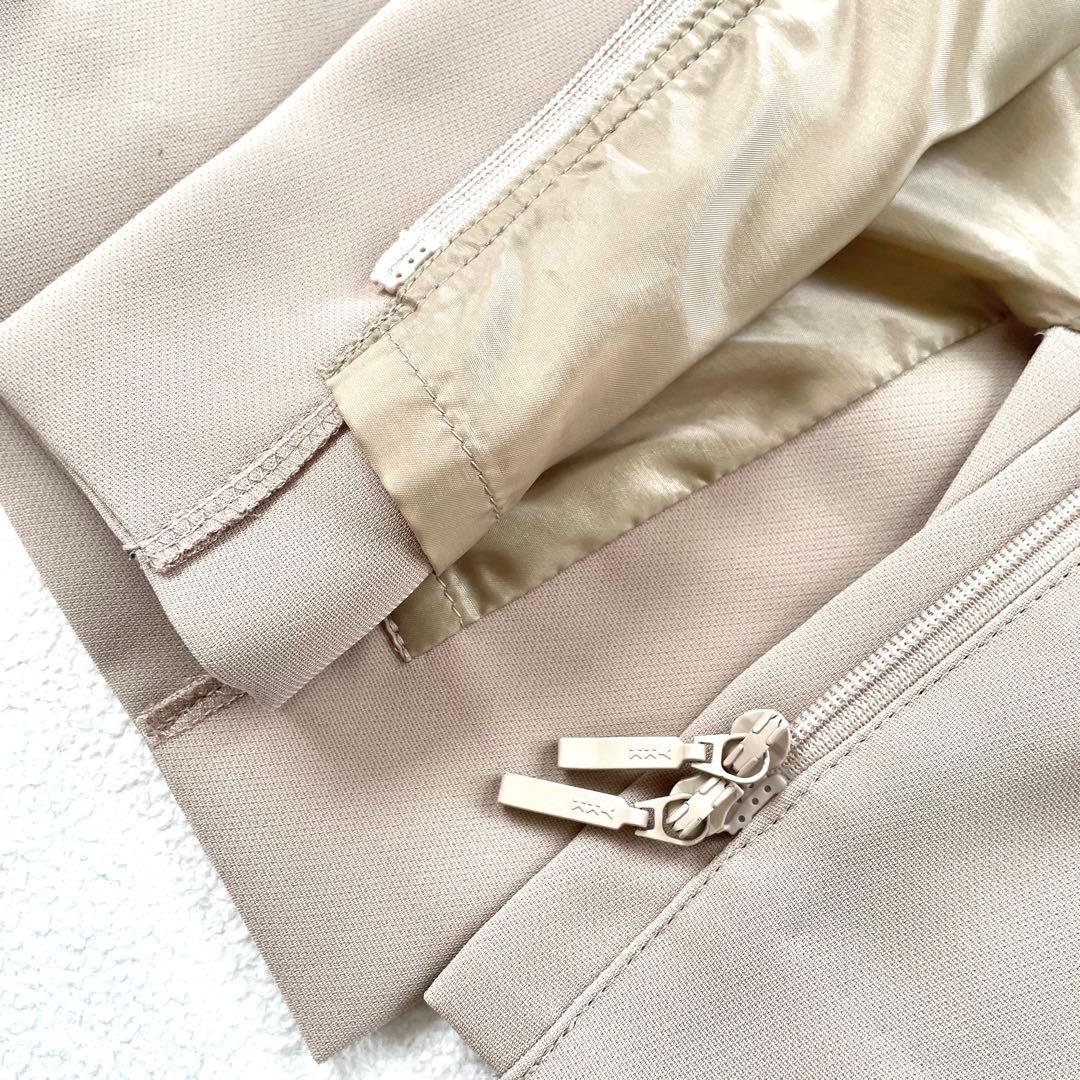 極美品✨グリーンレーベルリラクシング ノーカラー スカート 洗える セットアップ