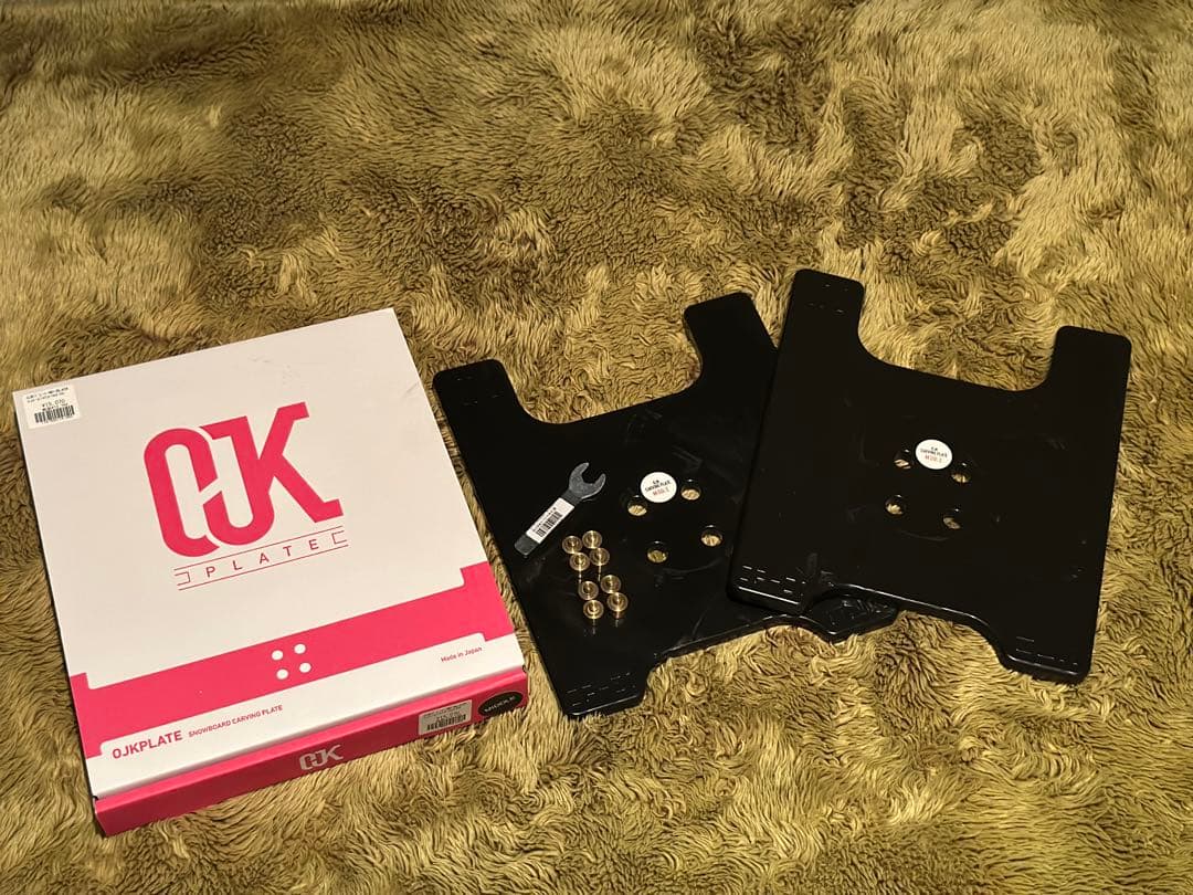 OJK カービングプレート　ブラック　middle ミドル