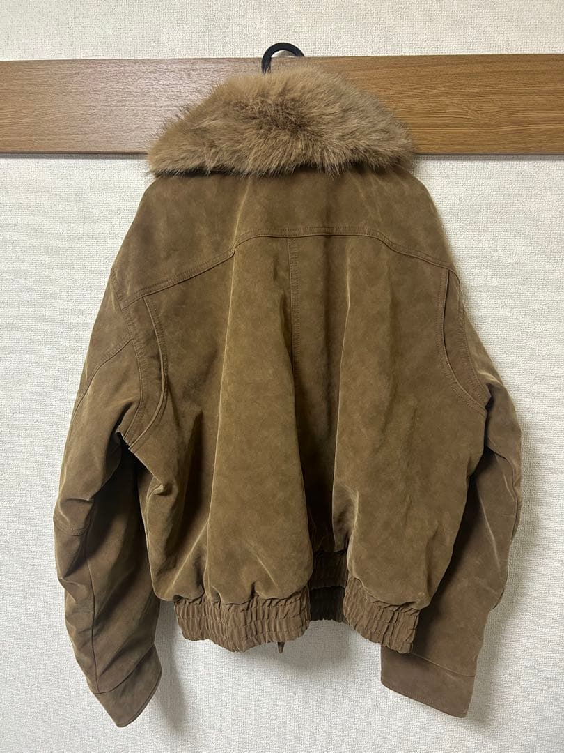 ブラウンスエードファージャケット