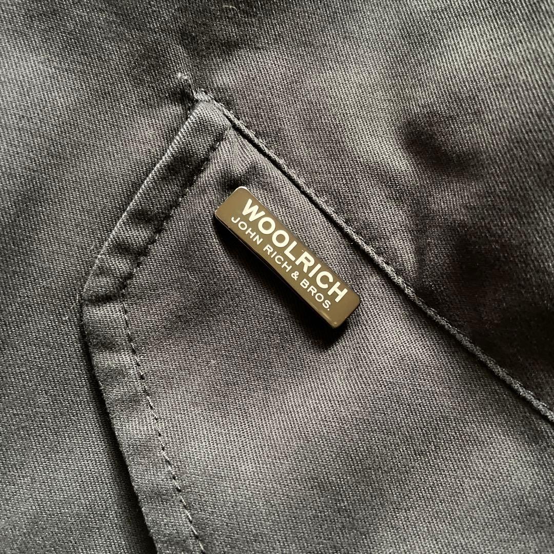 ウールリッチ　ラビットファー　モッズコート　黒