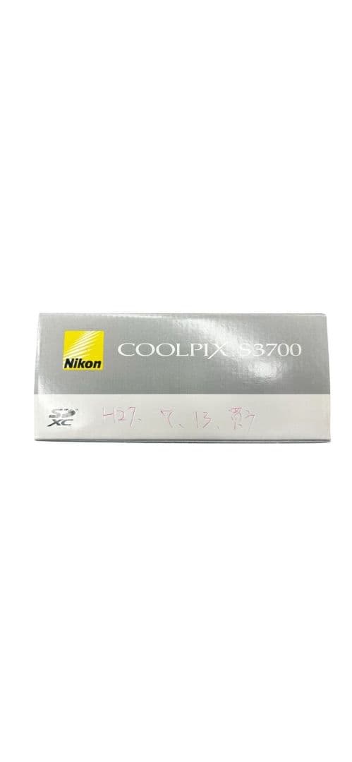 【動作品】Nikon COOLPIX S3700 デジカメ シルバー #hm