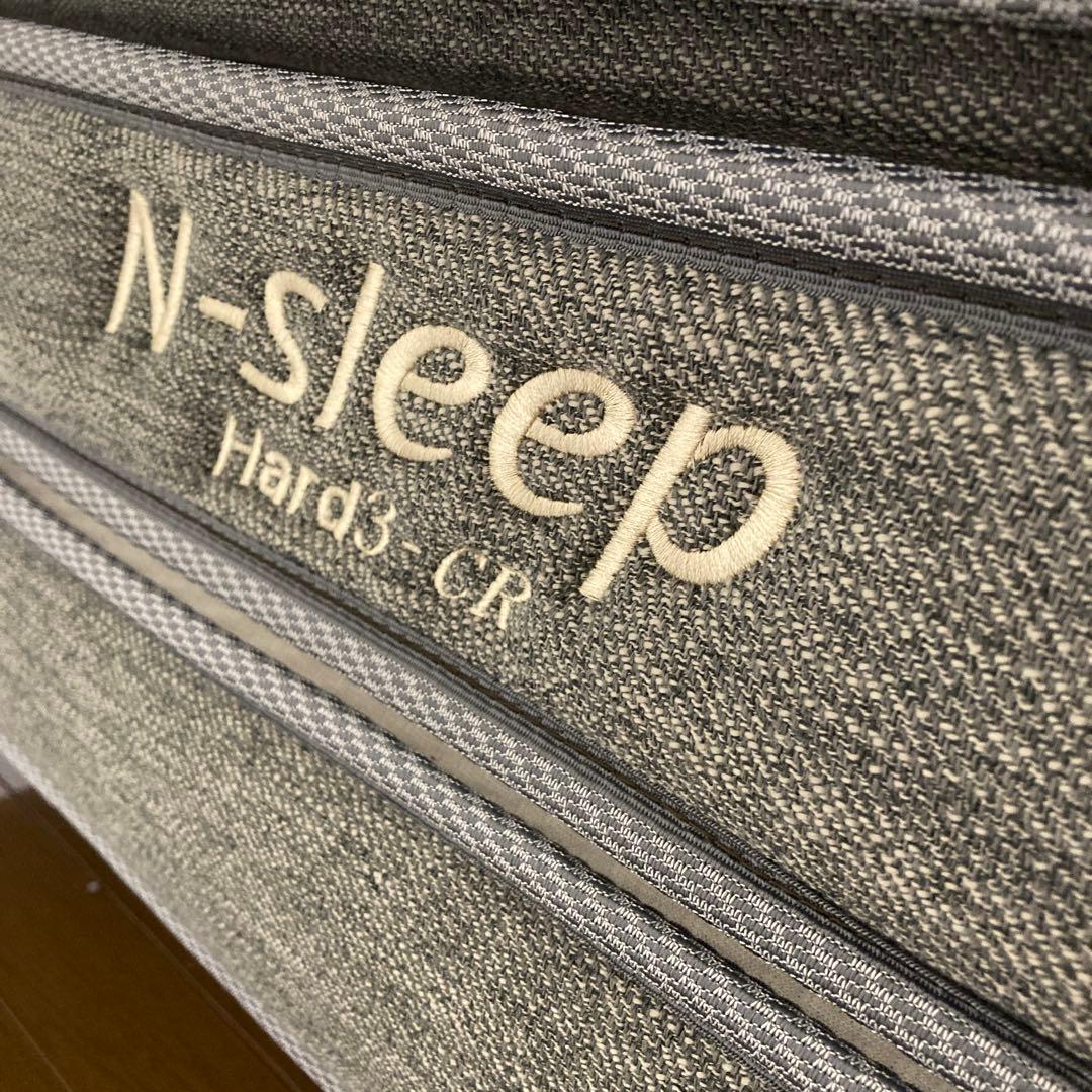 akkyすのこダブルベッドフレーム(ロデリック-S/MBR)マットレス付