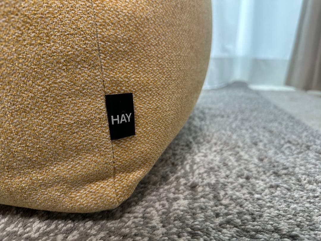 【状態良】HAY POUF（プフ） マスタードカラー