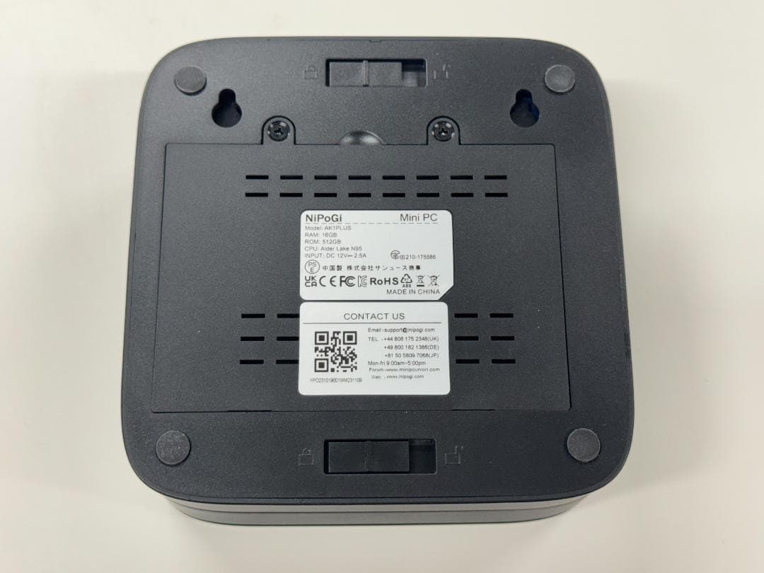 ミニPC NPOGi Mini PC Intel N95 Win11 Pro