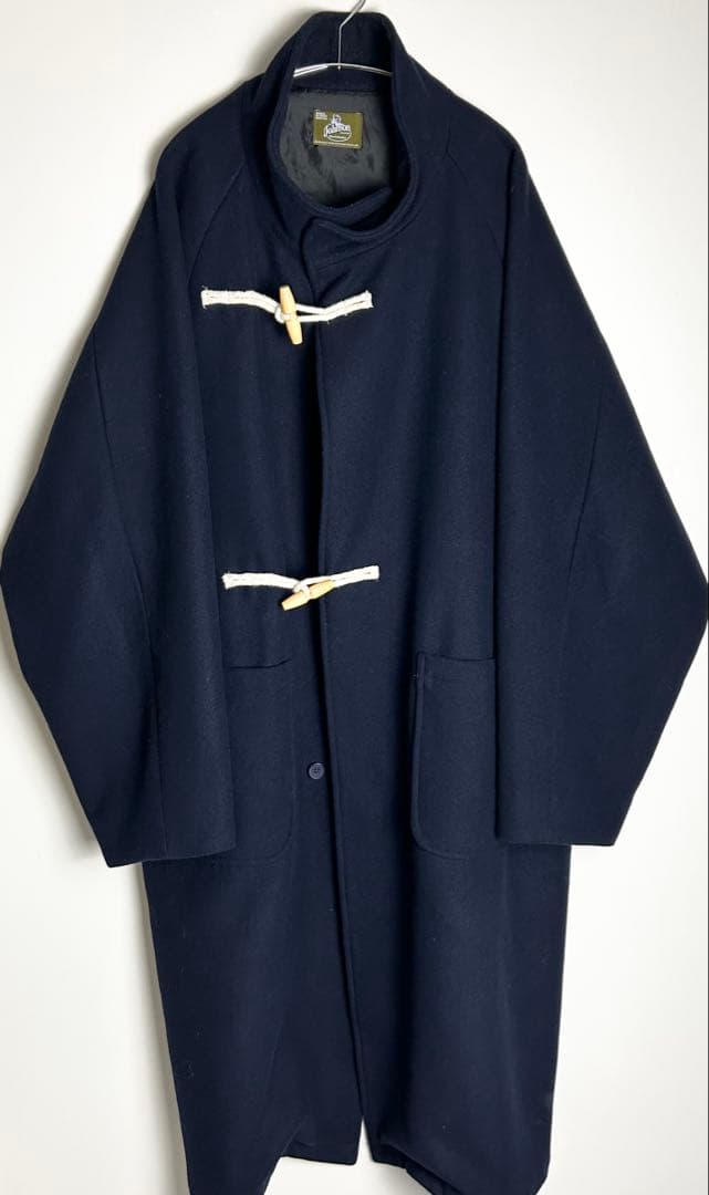 希少【美品】ジョンソンウーレンミルズ/エルガン別注スタンドカラーダッフルコート