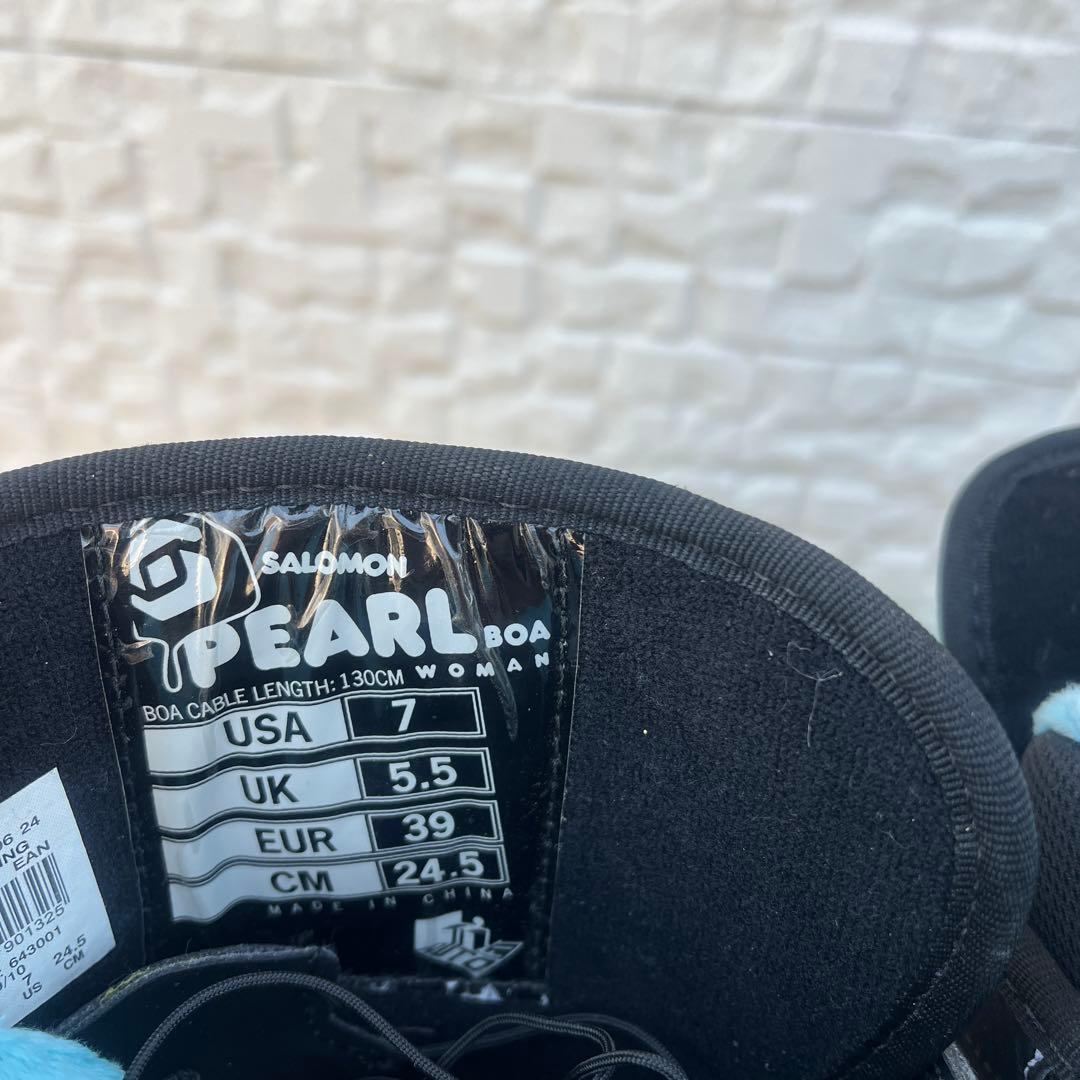 最終価格！サロモン　Pearl 24.5cm ダイヤル式