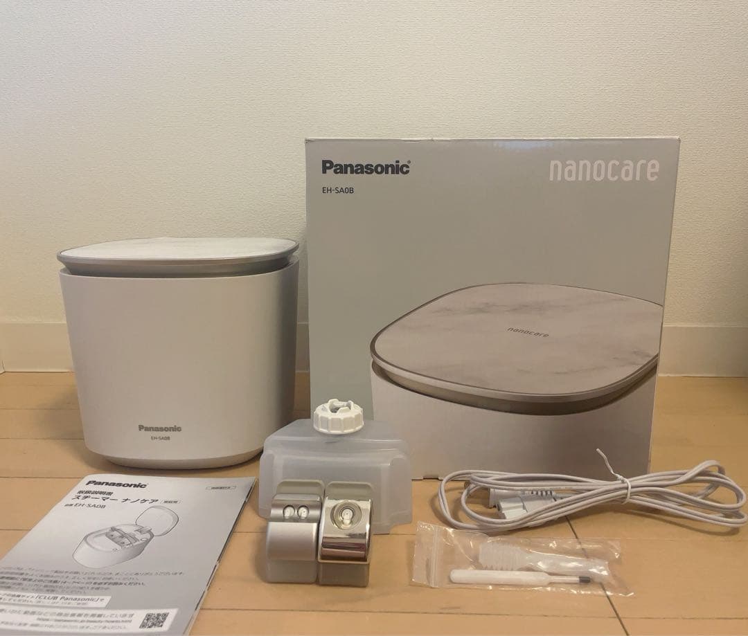 【美品】Panasonic フェイススチーマー EH-SA0B ナノケア