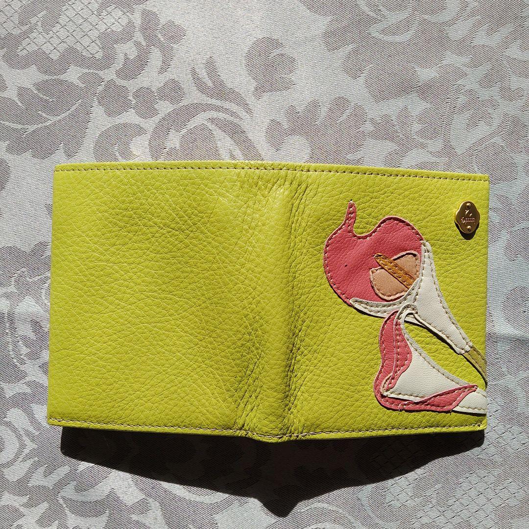 山羊革 二つ折り財布　カード入れ ✨ FIORAIA