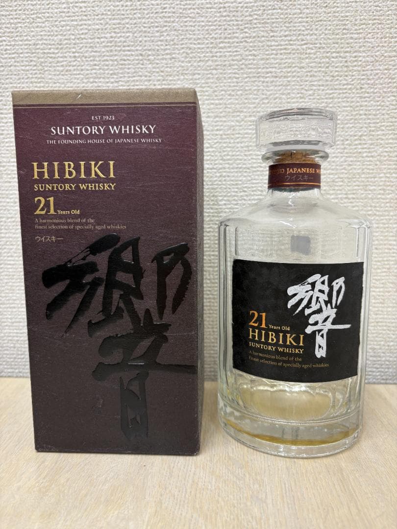 響 21年 ウイスキー 外箱付 空瓶