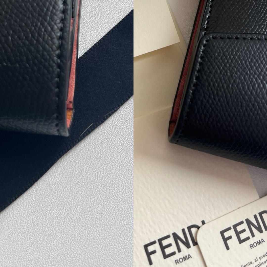 28 美品 FENDI フェンディ エフイズ 2つ折り 長財布