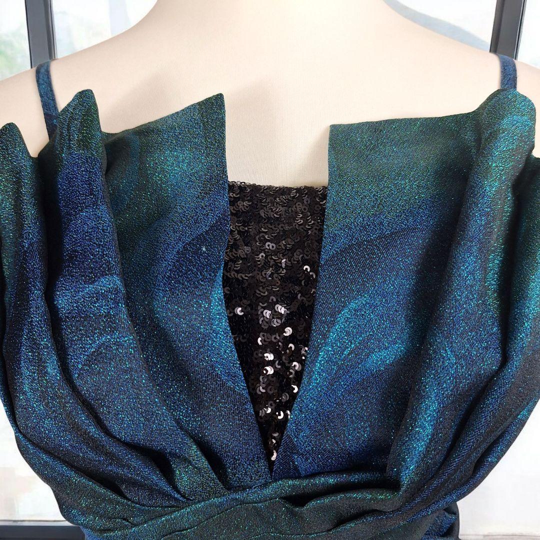 美品 Genet Vivien ローズ柄パーティードレス