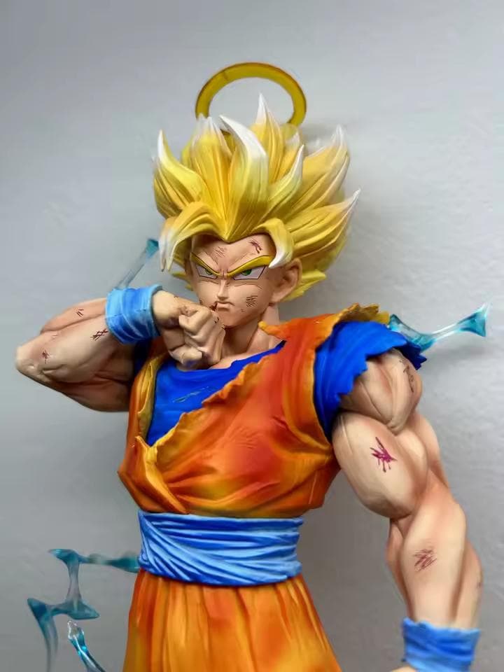 ドラゴンボール　孫悟空 34cm　スーパーサイヤ人２　フィギュア