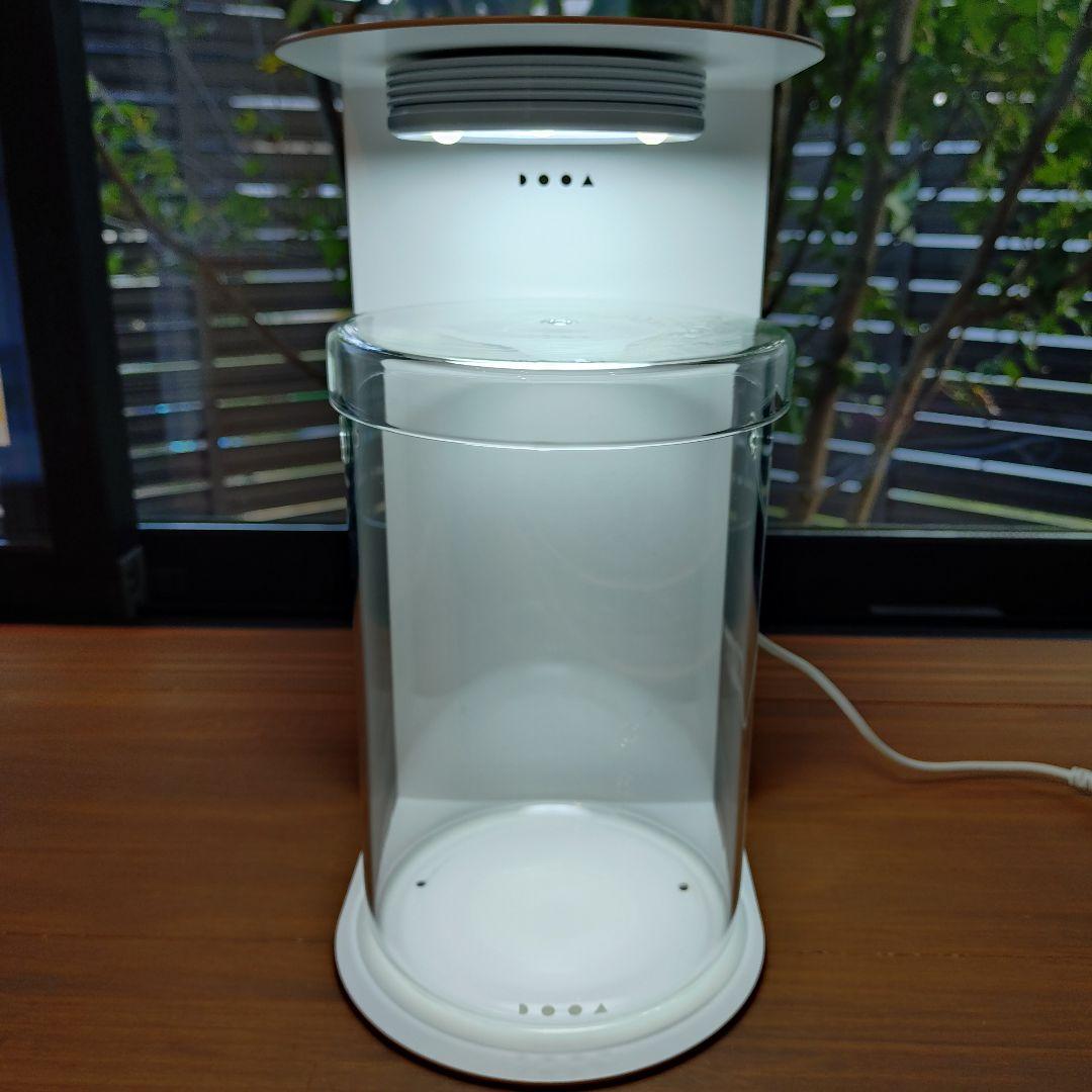 【DOOA 】ガラスポットMARU130 マグネットスタンド/ライトセット