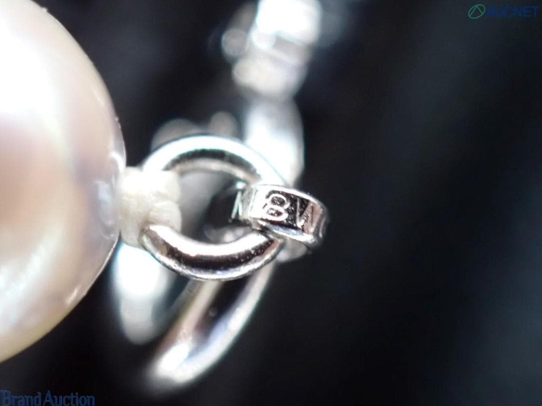 テリ最強 最高品質✨ 18KWG あこや真珠 ナチュラルカラー ロングネックレス