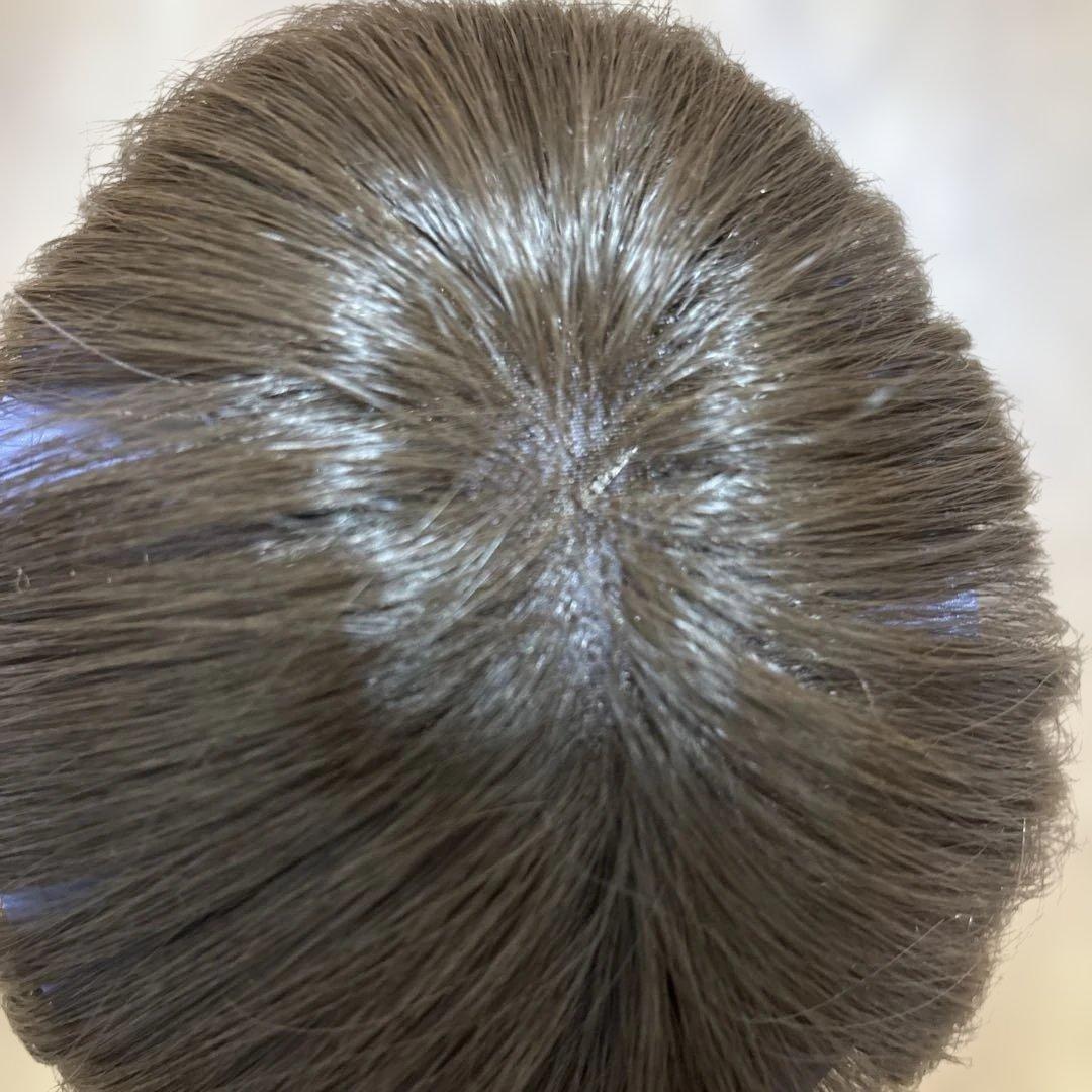 ブラウン ショートボブウィッグ 合成繊維