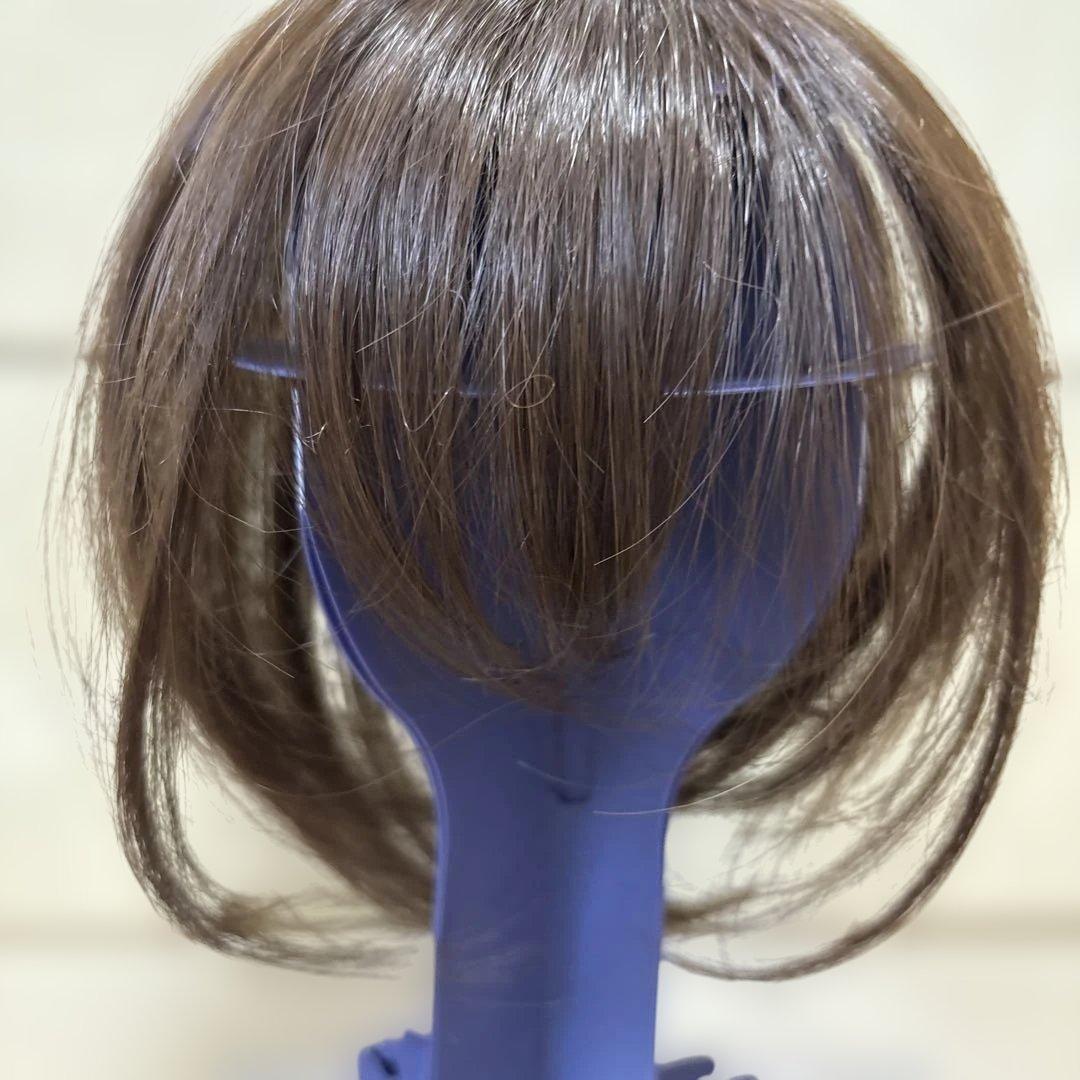 ブラウン ショートボブウィッグ 合成繊維