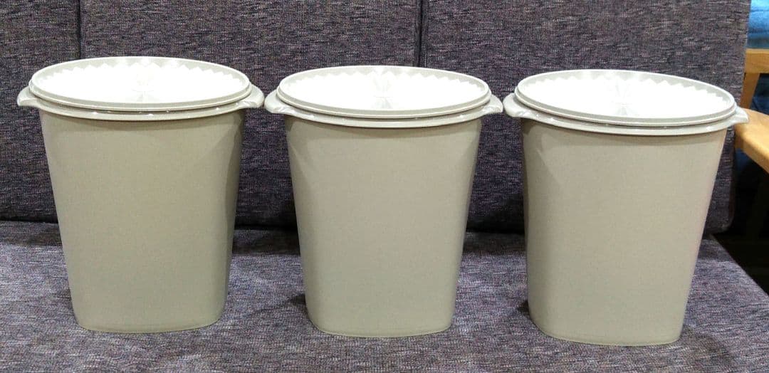 タッパーウェア　Tupperware　バケツ型　3個セット