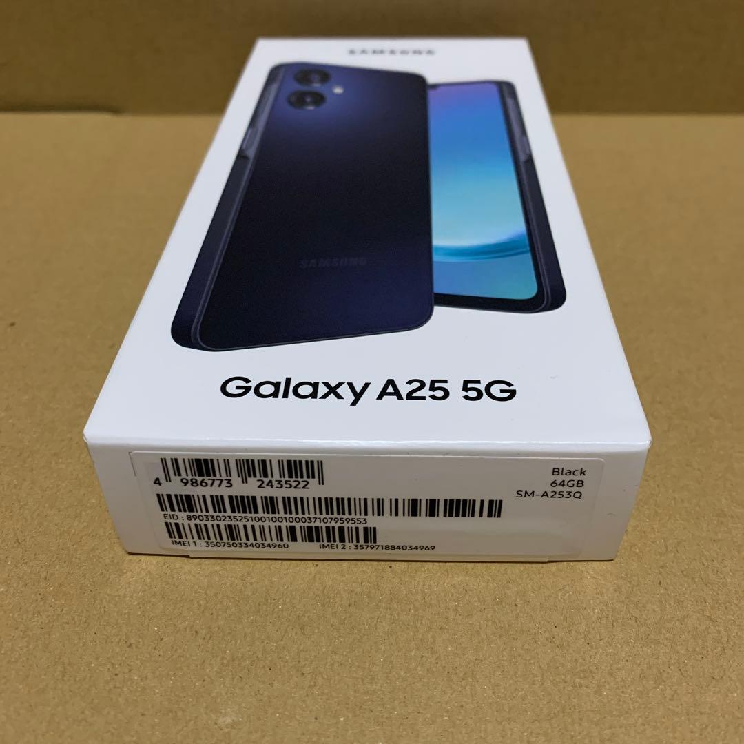 新品未開封　Samsung Galaxy A25 5G｜ブラック