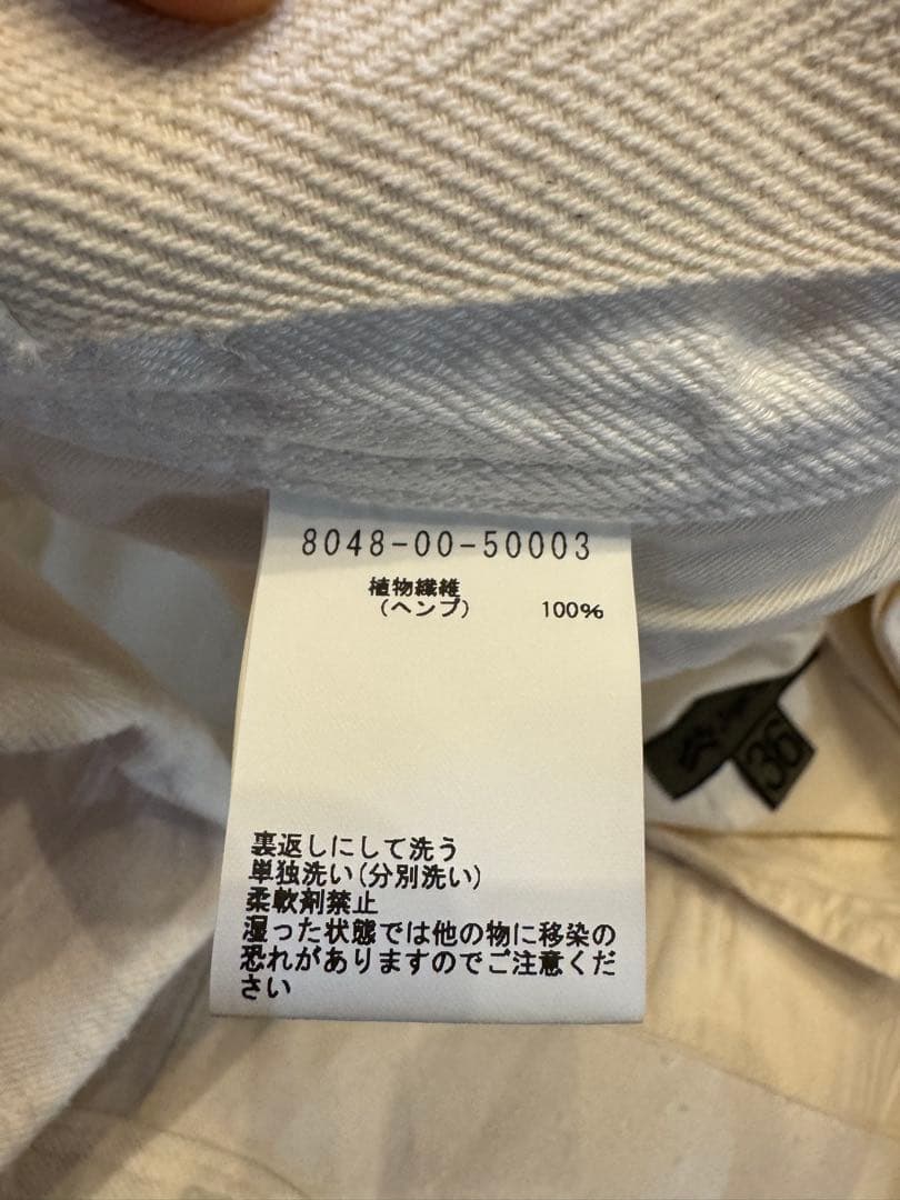 ナイジェルケーボン ホスピタル パンツ ヘンプデニム 36サイズ