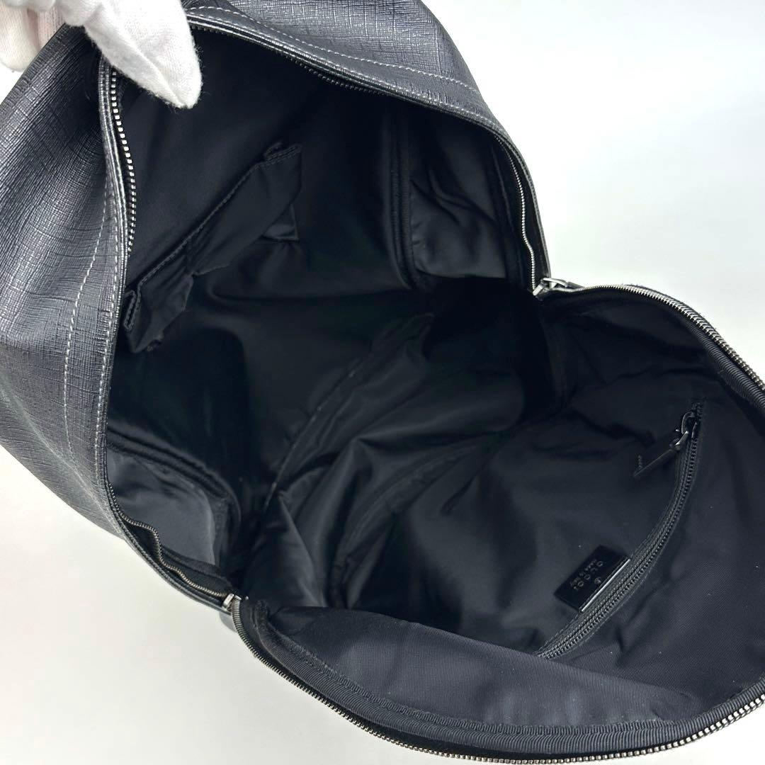 専用■グッチ インターロッキングG バックパック デイパック リュック 黒色