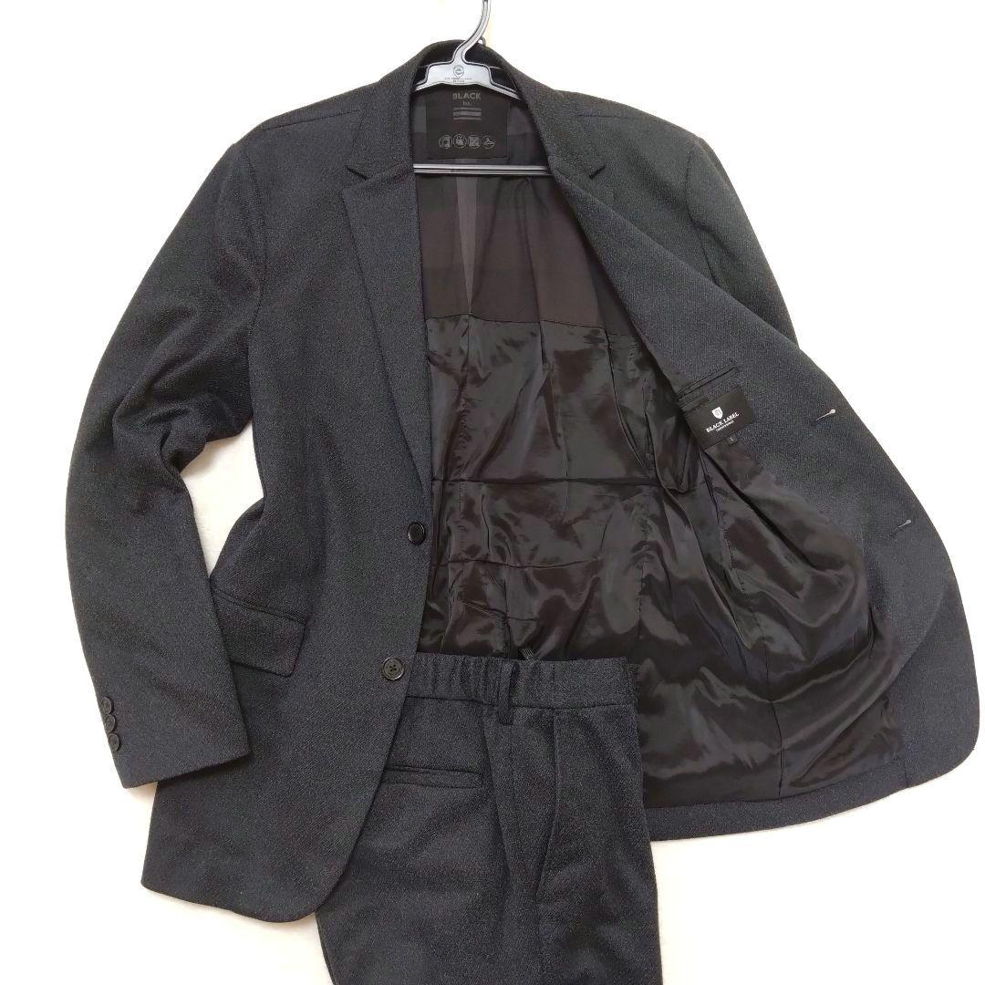 ブラックレーベルクレストブリッジ スーツ セットアップ ストレッチ グレー L