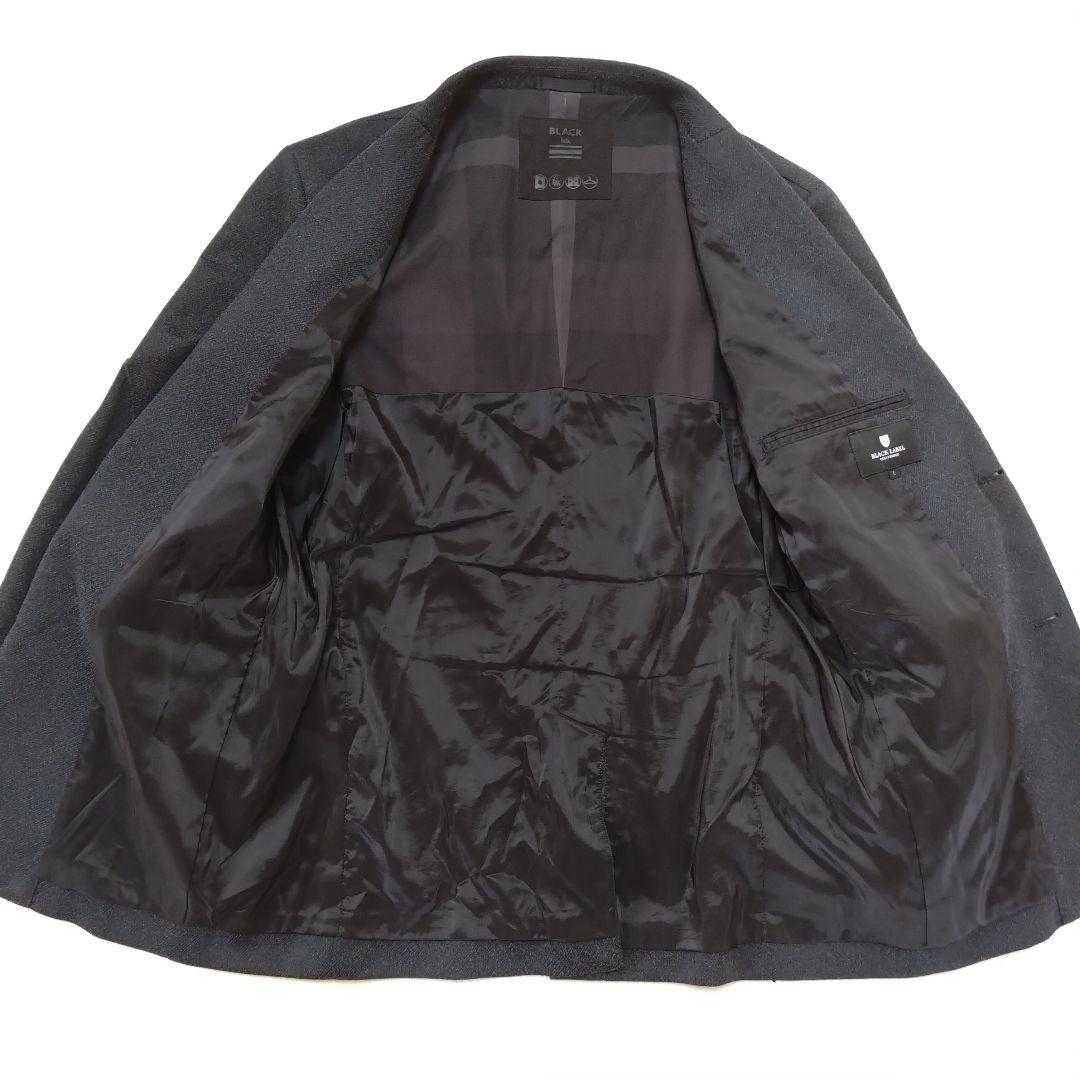 ブラックレーベルクレストブリッジ スーツ セットアップ ストレッチ グレー L