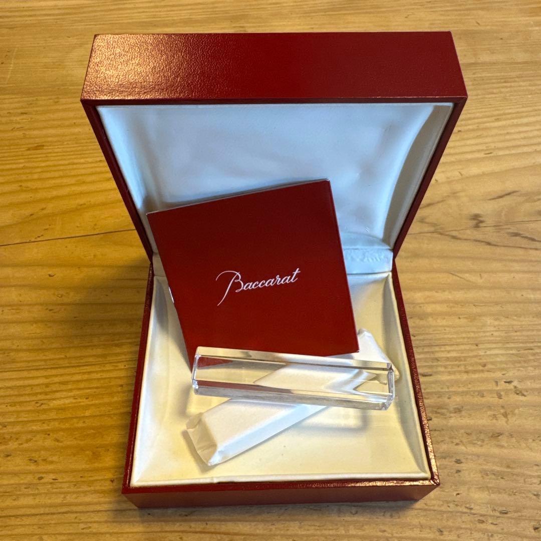 Baccarat クリスタル 箸置き2個セット　未使用品