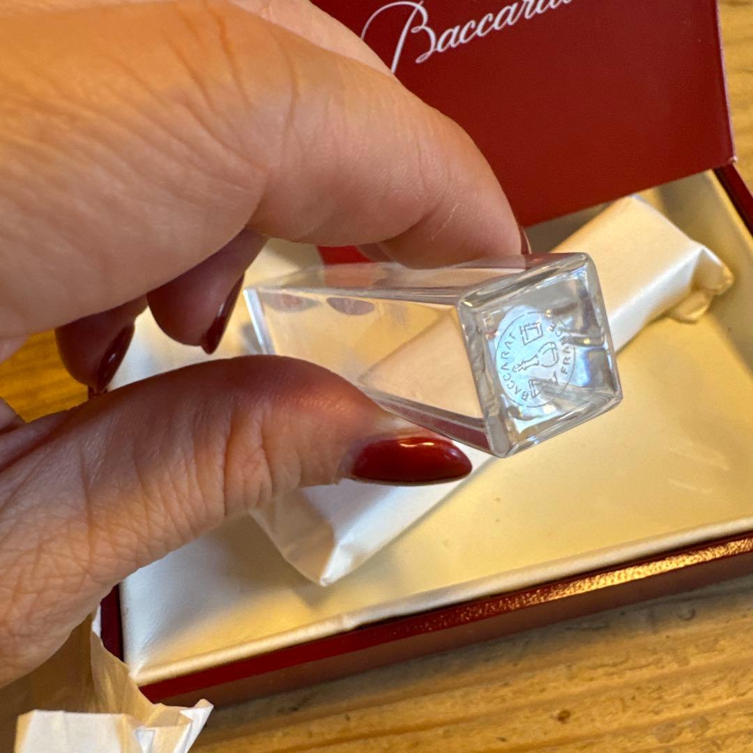 Baccarat クリスタル 箸置き2個セット　未使用品
