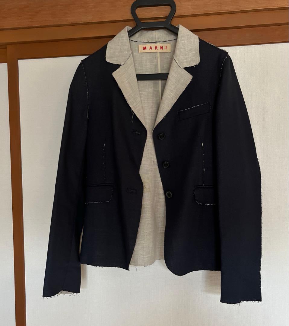N*s様 マルニ ジャケット リネン メリノウール 42