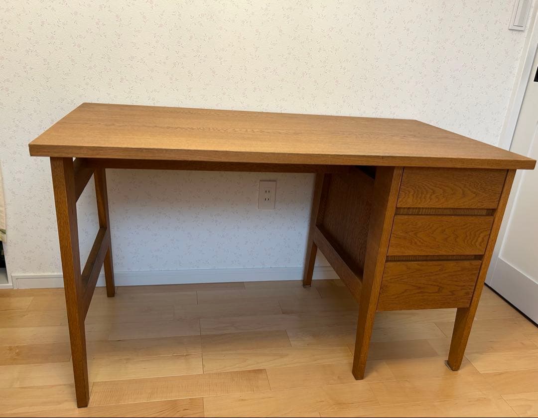 UNICO ウニコ・CORSOコルソ・木製デスク・勉強机・オーク・片袖デスク