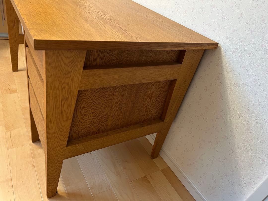 UNICO ウニコ・CORSOコルソ・木製デスク・勉強机・オーク・片袖デスク