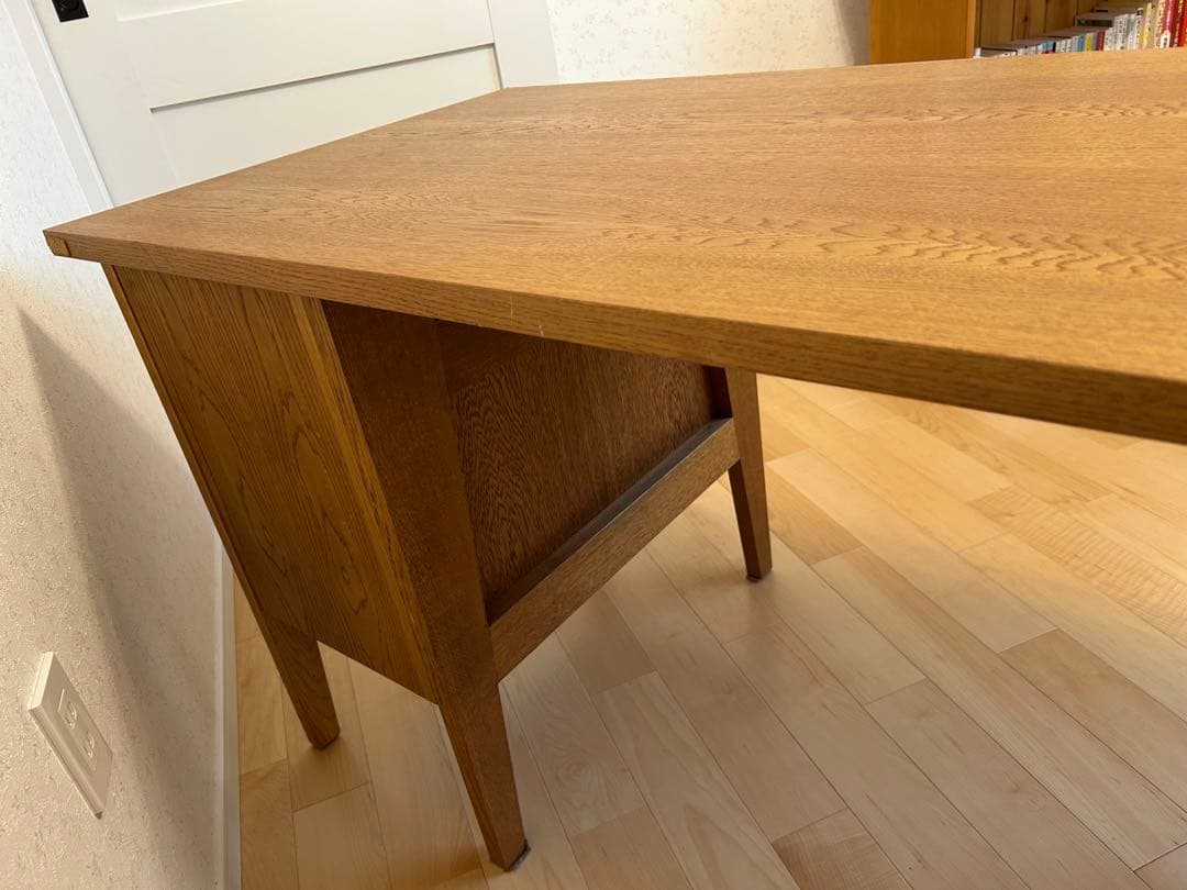 UNICO ウニコ・CORSOコルソ・木製デスク・勉強机・オーク・片袖デスク