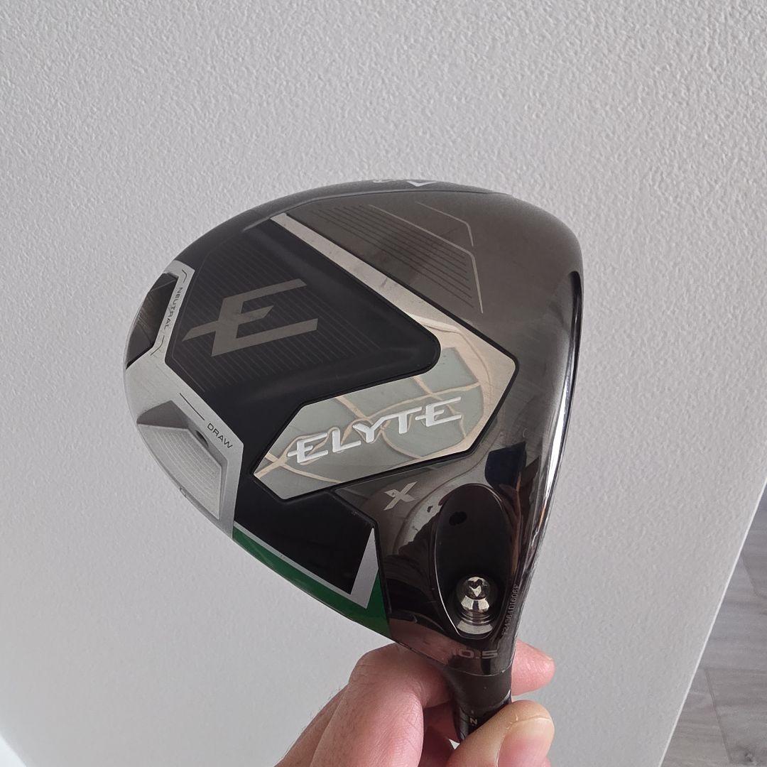 【美品】ELYTE X 10.5度 シャフト純正S 1W ヘッドカバー付