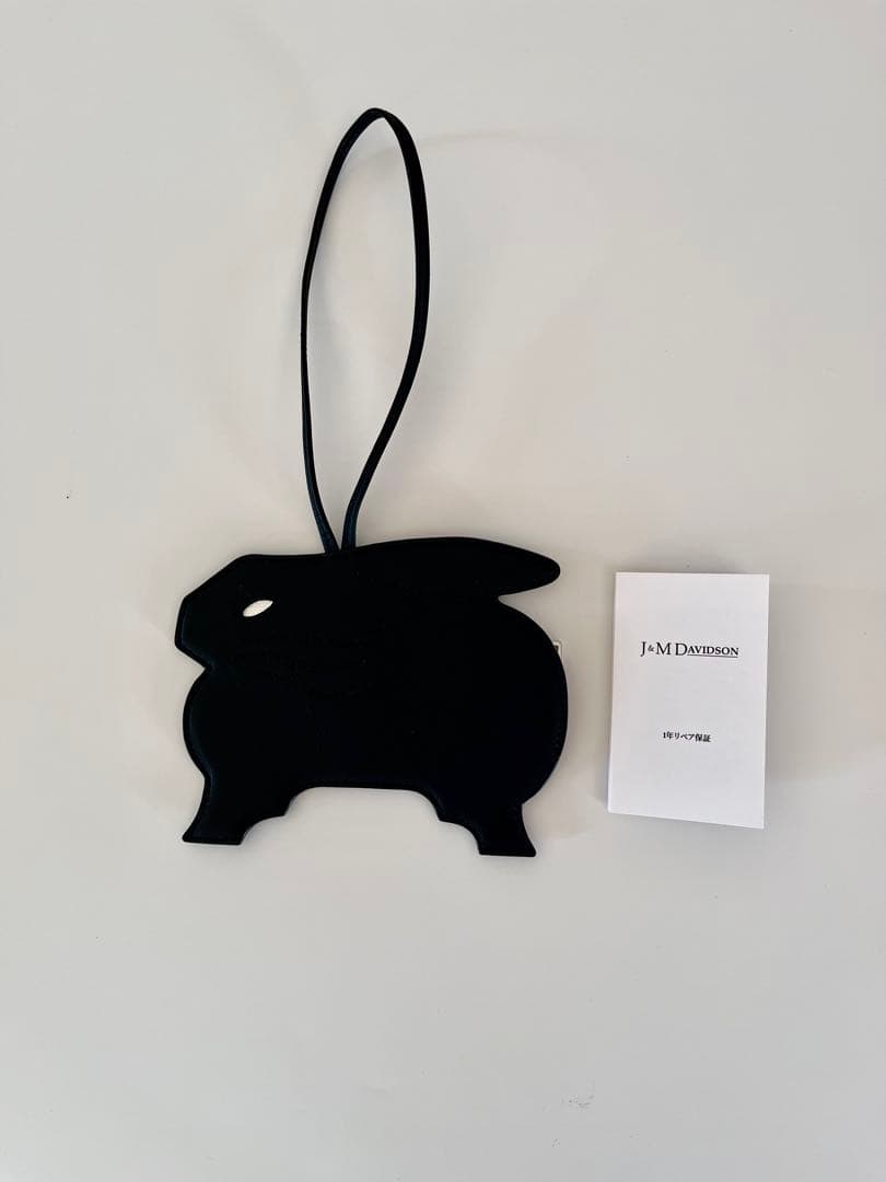 新品 J &M DAVIDSON バニーチャーム カードケース