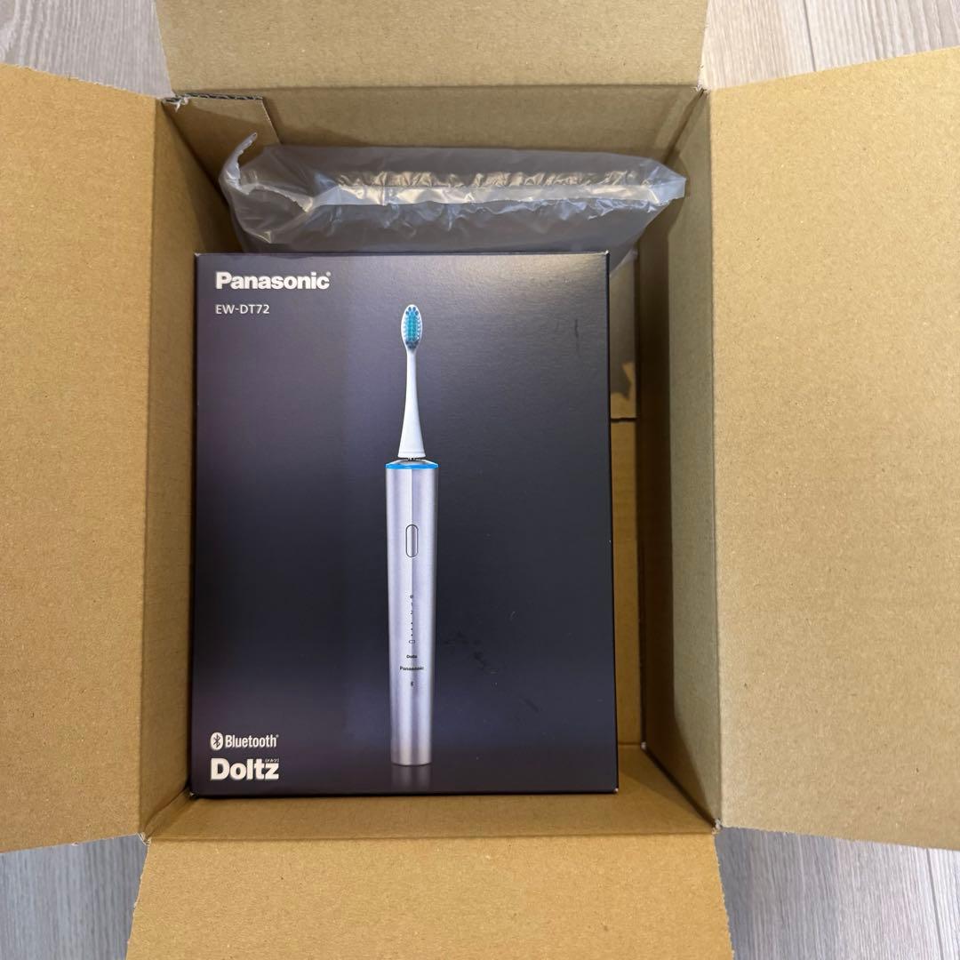 パナソニック ドルツ Doltz 音波振動ハブラシ EW-DT72 シルバー