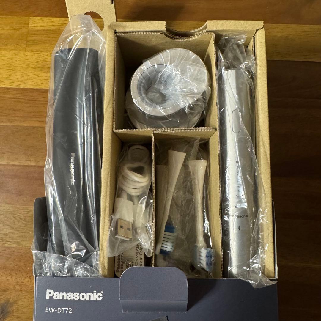 パナソニック ドルツ Doltz 音波振動ハブラシ EW-DT72 シルバー