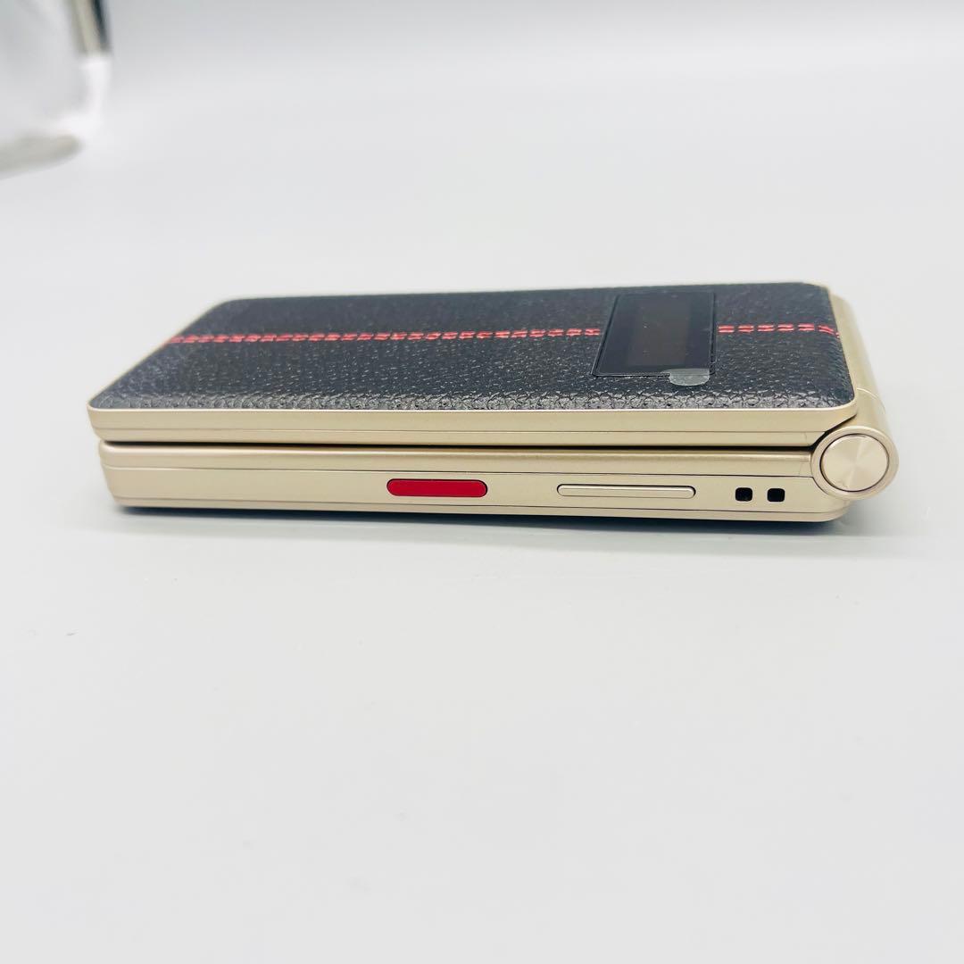 箱付　Mode1 ガラケー 型 SIMフリー RetroII レザー調 ブラック