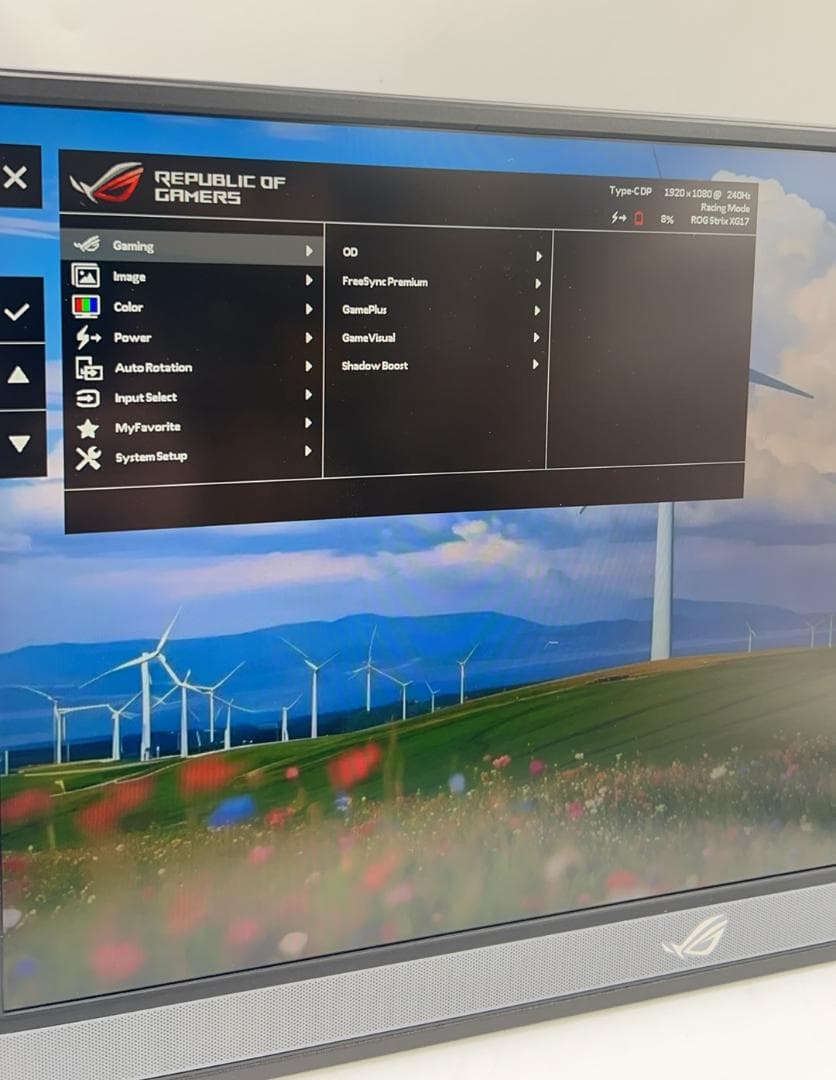 エイスース ASUS 17.3インチモニター XG17AHPE