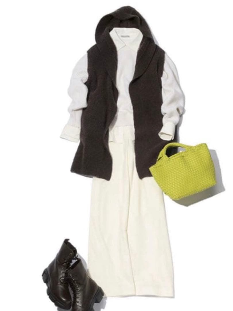 新品同様☆theoryluxeセオリーリュクス☆ニットボアフーディージレ