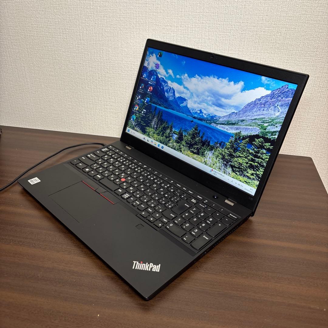 高速SSD！起動時間約10秒！ThinkPad高性能15.6型ノート