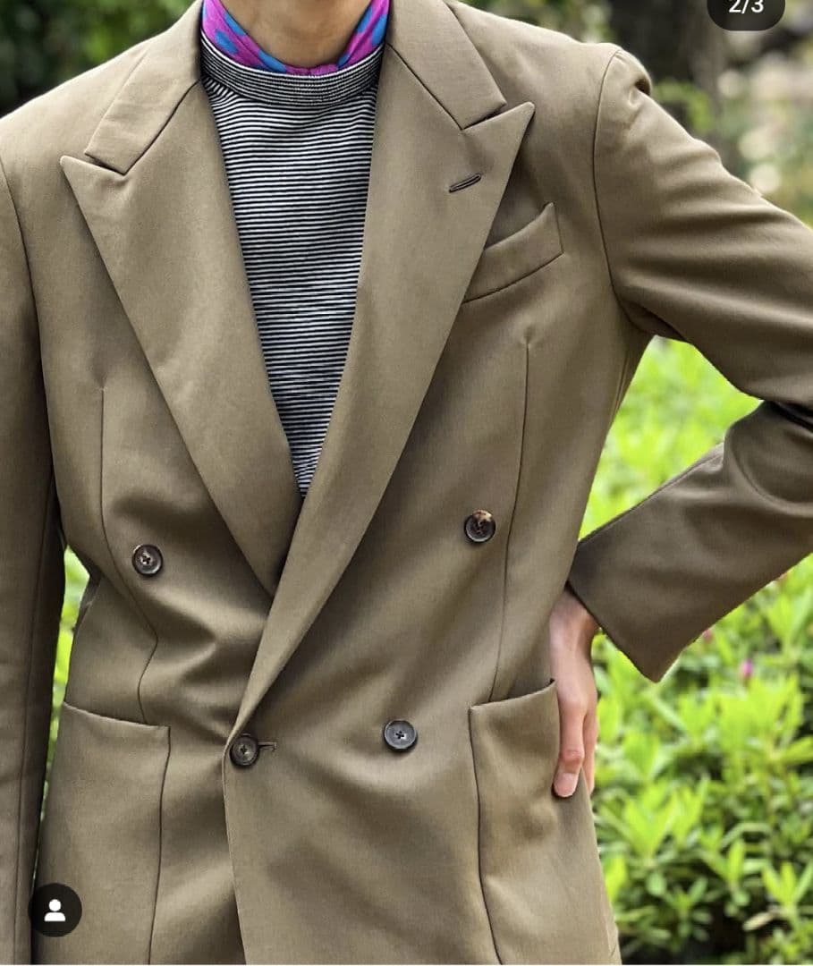 UNITED ARROWS　グレージュ　ベージュ　セットアップ