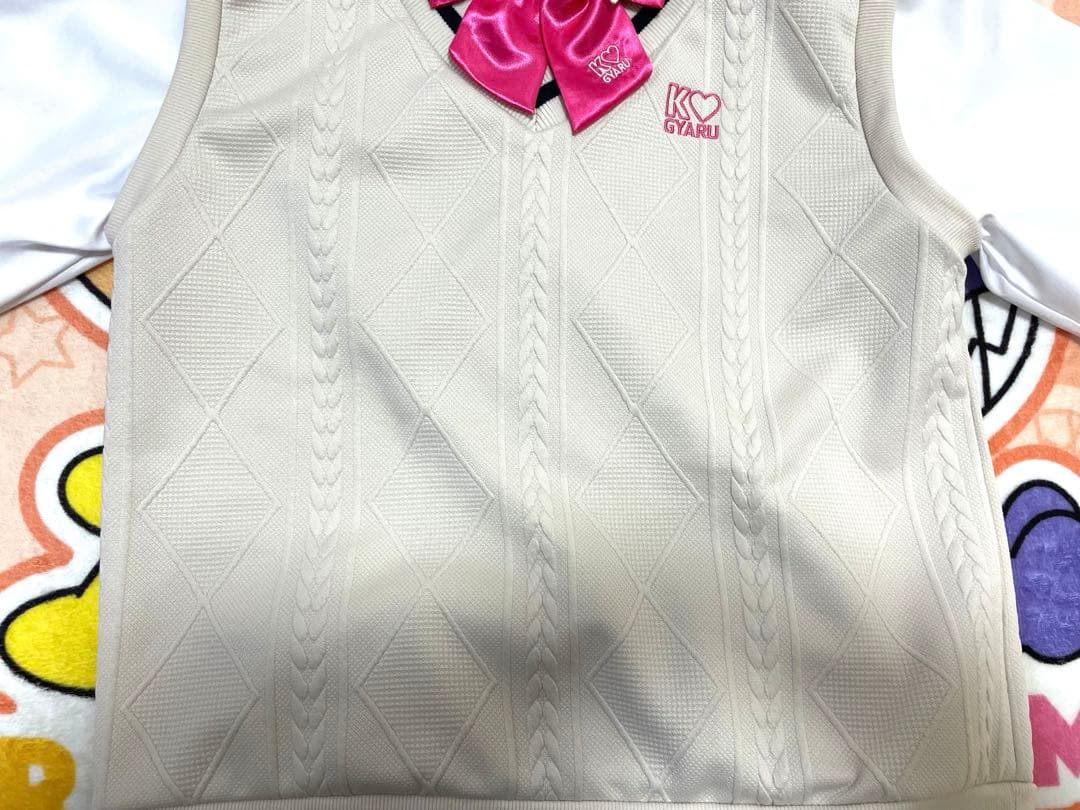 美品　KOGYARU 制服160サイズ　バースデイ エクステ青　制服コスチューム