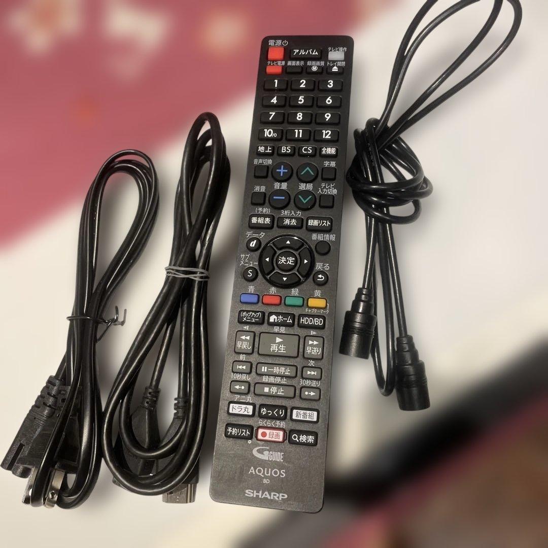 シャープBD−WW1100 12倍録2番組W録 1000GB 純正リモ付フル装備