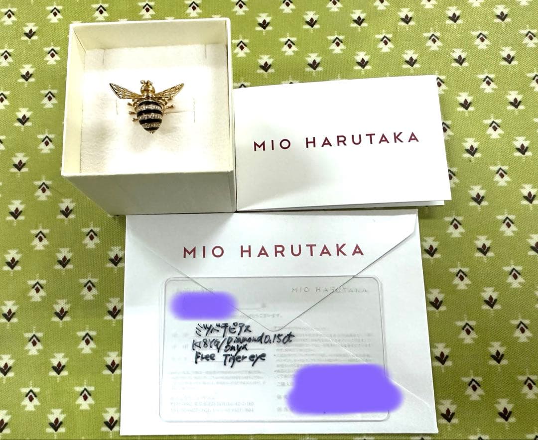 MIO HARUTAKA ミオハルタカ ミツバチピアス