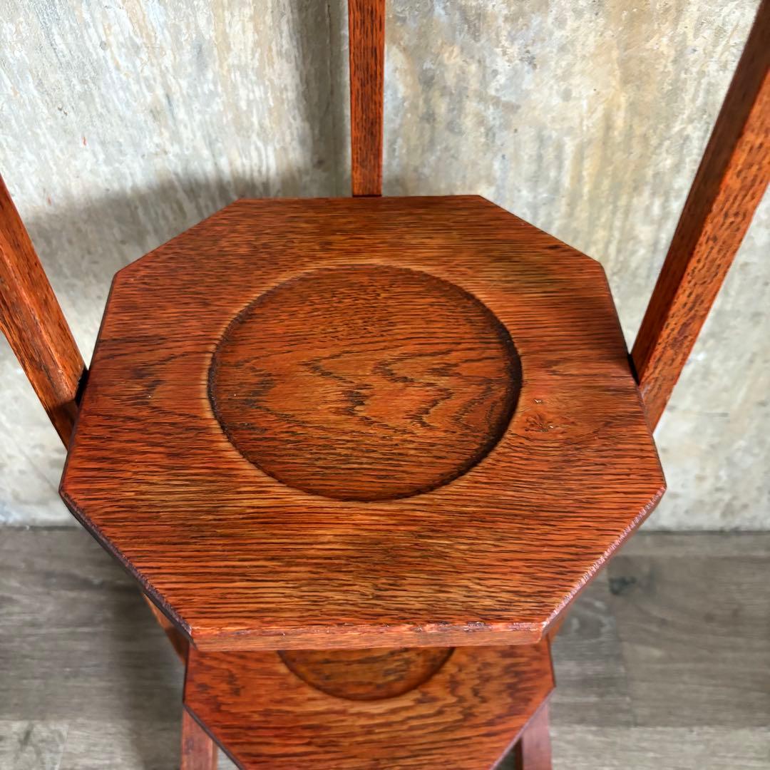 英国アンティーク　ケーキスタンド　アフタヌーンティー　折り畳み　ヴィンテージ